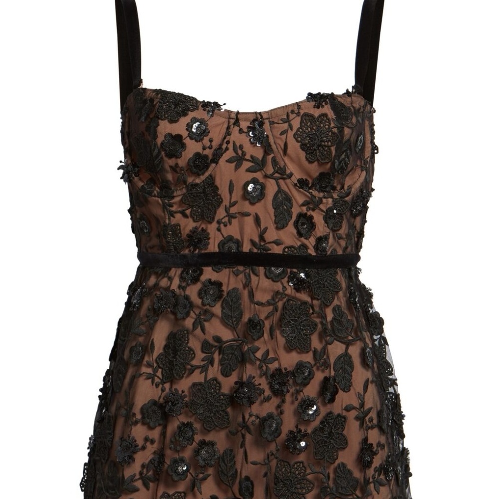 for love and lemons Beatrice Mini Dress Black S